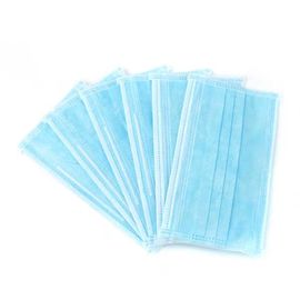 Volwassen Earloop-Blauw het Gezichtsmasker van de Kleuren Beschikbaar 3 Vouw van het Gezichtsmasker