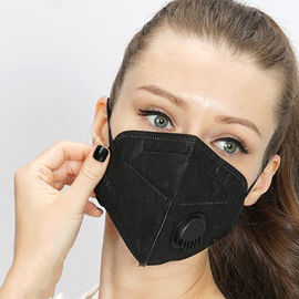 PM2.5 het beschermende Vouwende Masker van het Stofgezicht N95 met Geweven Ademhalingsapparaat van de Klepfilter het niet